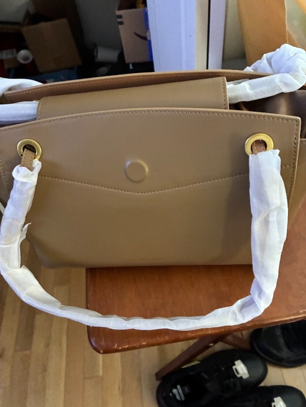 Brand New Bolivaint Women's Bag Auer Collection Sac Delphine 14" Across 10"